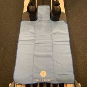 Brand New! Reformer Exercise Towel. Light Blue.
